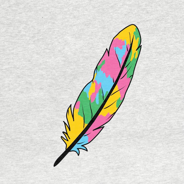 colorful feather by RipaDesign